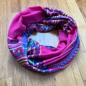 Lightweight Neon Infinity Scarf